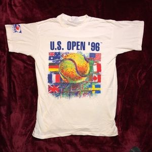Vintage U.S. Open Worldwide Tennis Tournament Tee